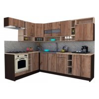 Bucatarie de Colt COSSY NEW 180-260 St. Wenge / Decor K004